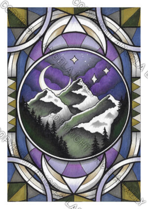 Gerahmtes Original Bild - Holy Mountain 2